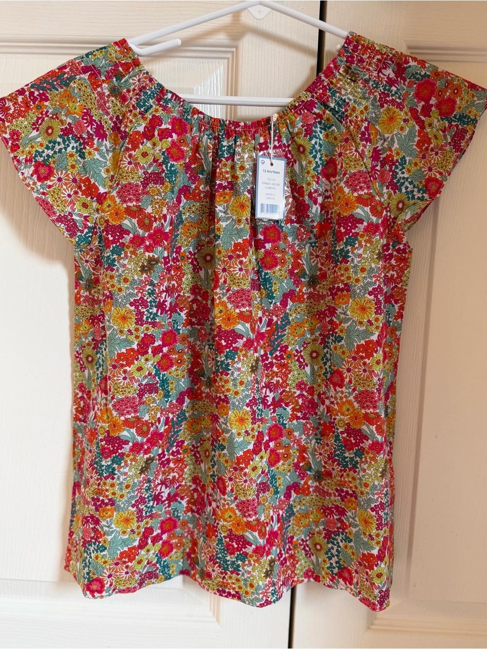 NWT Jacadi Paris Girls Liberty top size 12